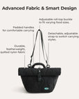 Paz Rolltop-Lunchtasche