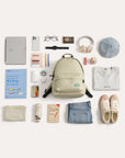 backpack with laptop sleeve Beige