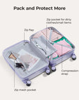 Odyssey 20 Inch Airline Approved Hardside Spinner Suitcase - BAGSMART