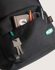 black campus backpack