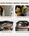 Blast 43L Rucksack mit Rollen