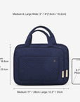Bonchemin Blue The Space Saver Toiletry Bag