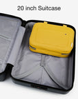 Bonchemin Yellow The Space Saver Toiletry Bag