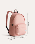 pink campus backpack