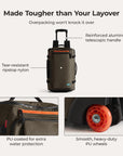 Blast 43L Rucksack mit Rollen
