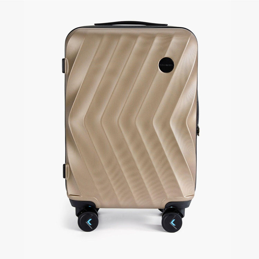 Globetrotter 20" Hardside Rolling Carry-on Stylish Suitcase - BAGSMART