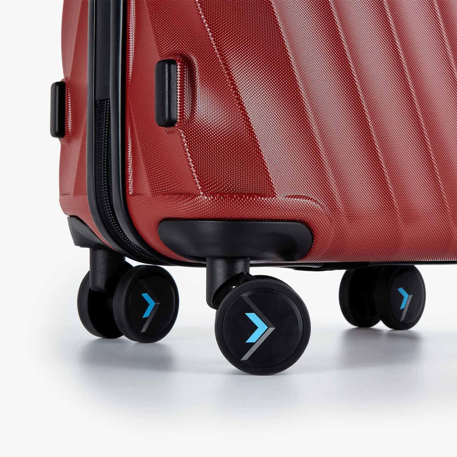 Globetrotter 20" Hardside Rolling Carry-on Stylish Suitcase - BAGSMART
