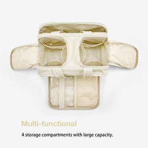 Zora Spacesaver 4-in-1 Puffy Multifunktions-Kulturtasche 