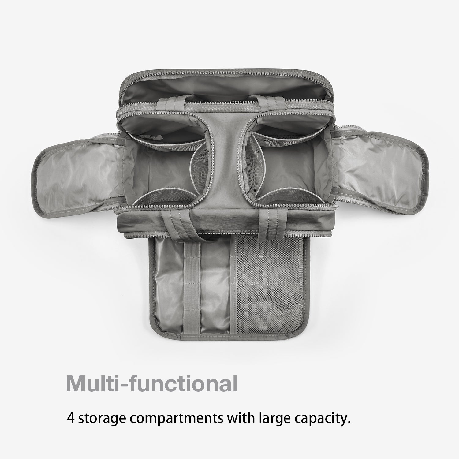 Zora Spacesaver 4-in-1 Puffy Multifunktions-Kulturtasche 