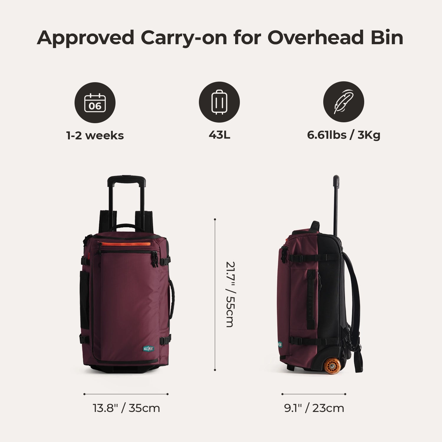 Blast 43L Rollrucksack 