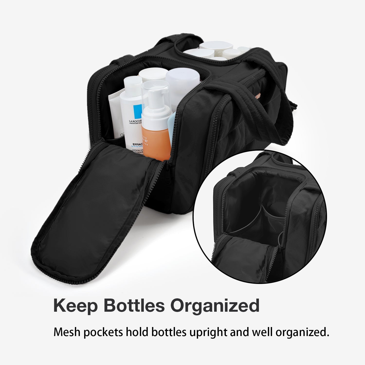 Zora Spacesaver 4-in-1 Puffy Multifunktions-Kulturtasche 