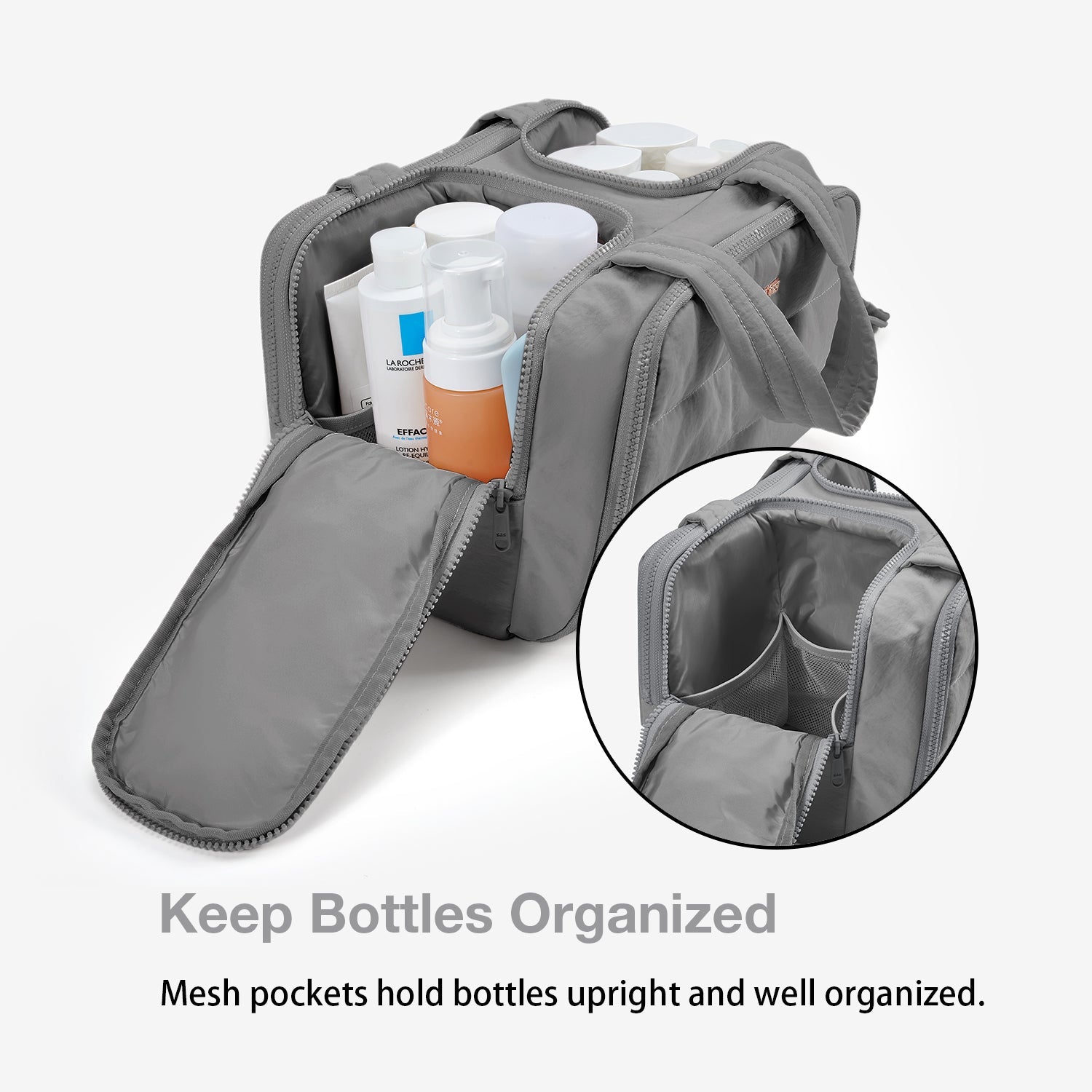 Zora Spacesaver 4-in-1 Puffy Multifunktions-Kulturtasche 