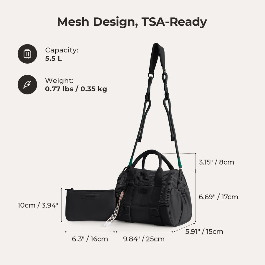 REIKI 5,5 l Mesh-Mini-Reisetasche 