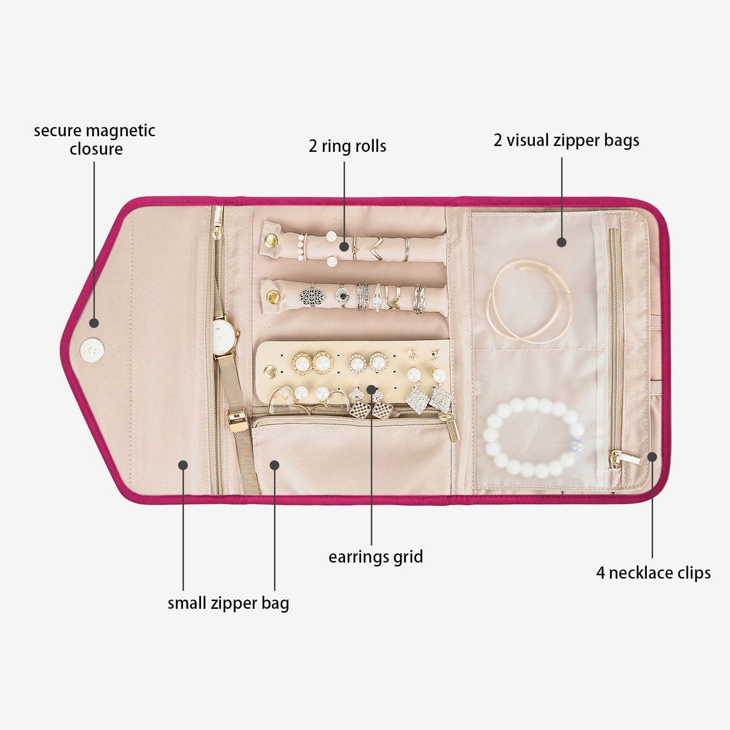 Peri Faltbarer Schmuck-Organizer 