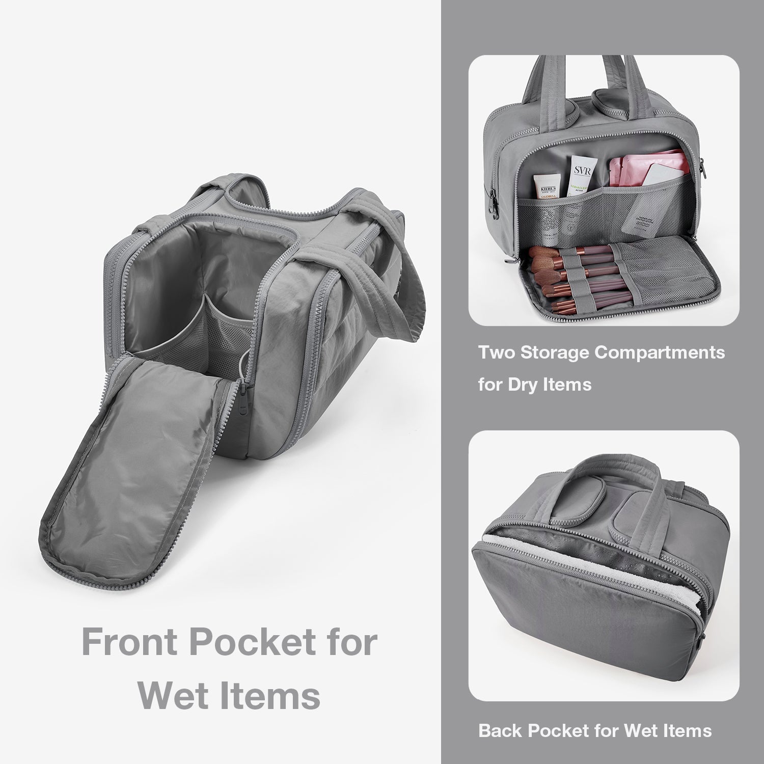 Zora Spacesaver 4-in-1 Puffy Multifunktions-Kulturtasche 