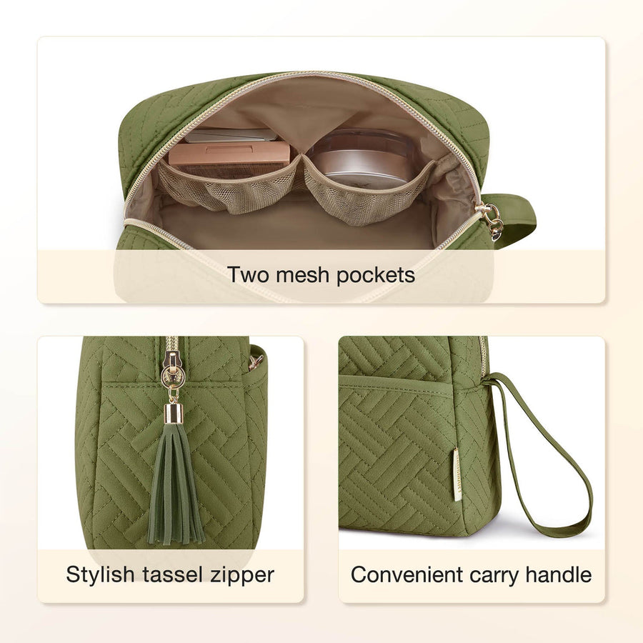 Elegante geräumige Make-up-Tasche 
