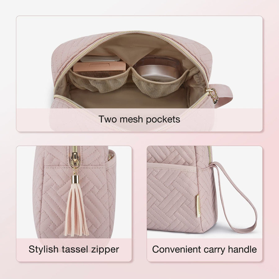 Elegante geräumige Make-up-Tasche 
