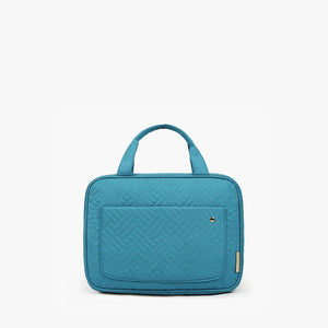 Bolsa de tocador verde azulado