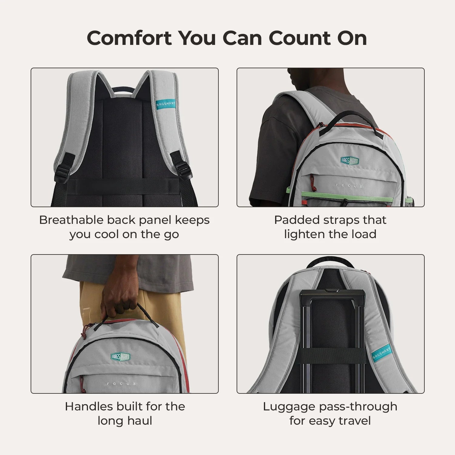 Focus 15,6" Laptop-Rucksack