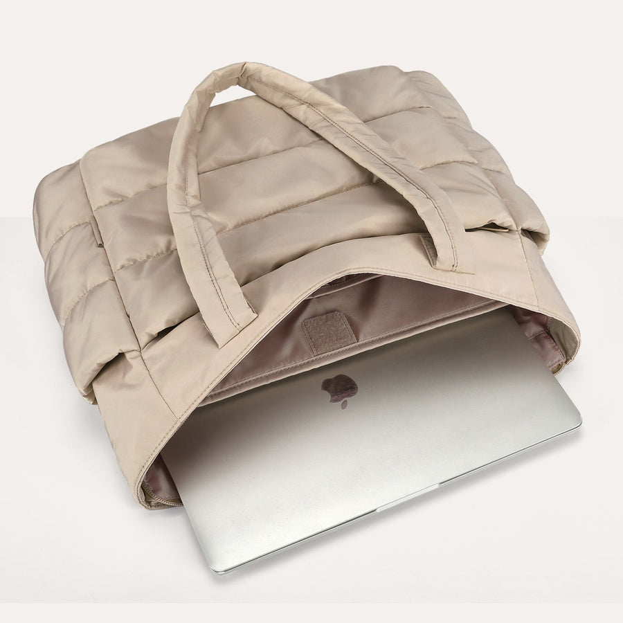 BagSmart 20L Bag Puffy Tote con compartimento para computadora portátil de 15.6 "