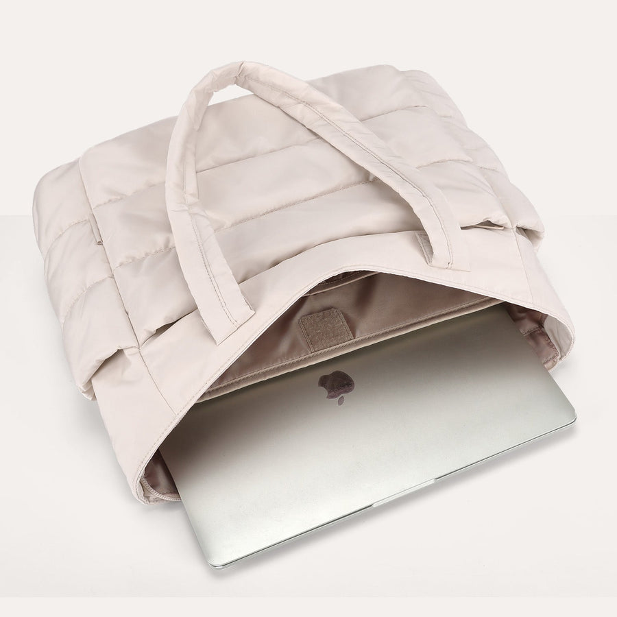 BagSmart 20L Bag Puffy Tote con compartimento para computadora portátil de 15.6 "