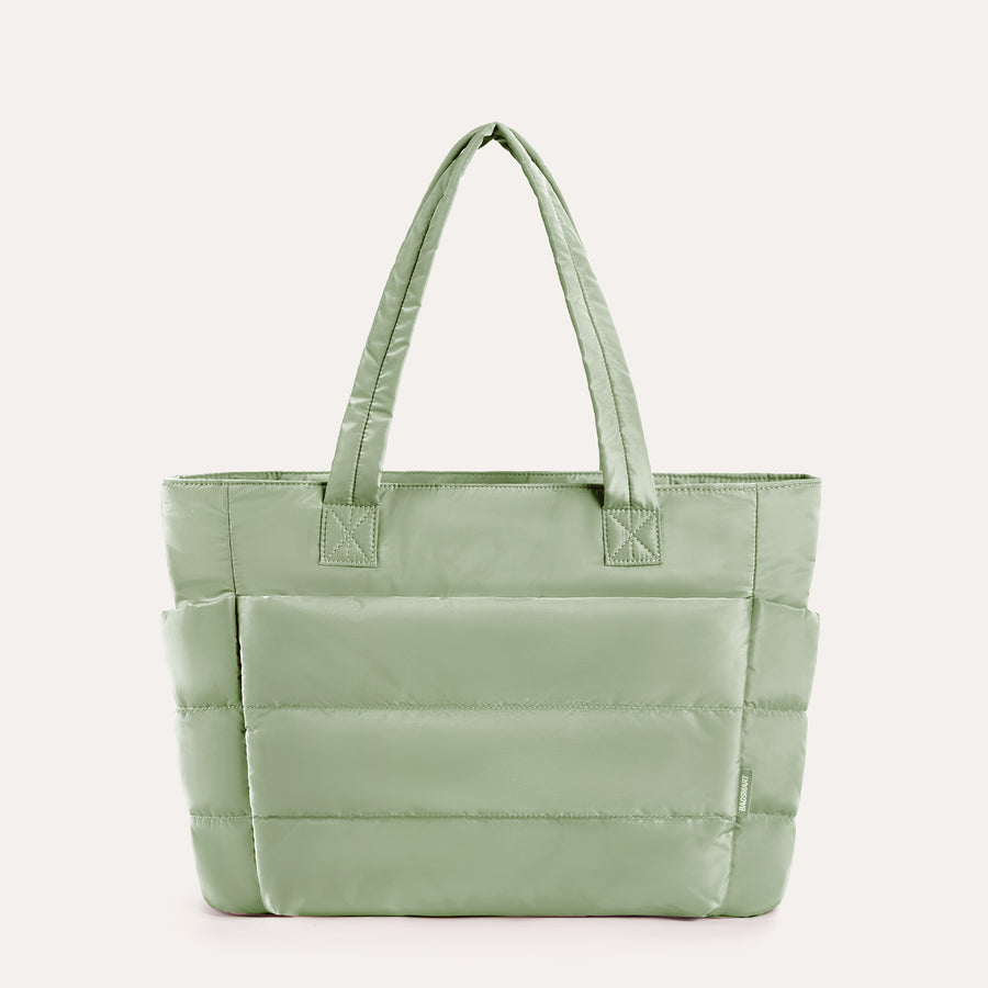 BagSmart 20L Bag Puffy Tote con compartimento para computadora portátil de 15.6 "