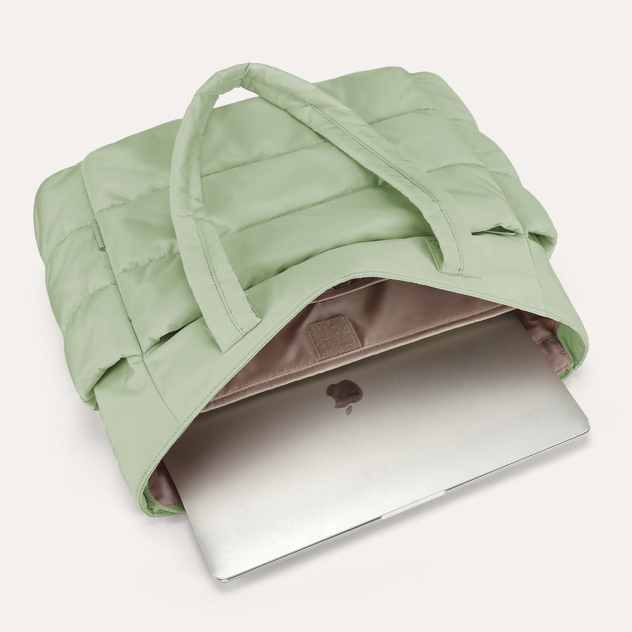 BagSmart 20L Bag Puffy Tote con compartimento para computadora portátil de 15.6 "