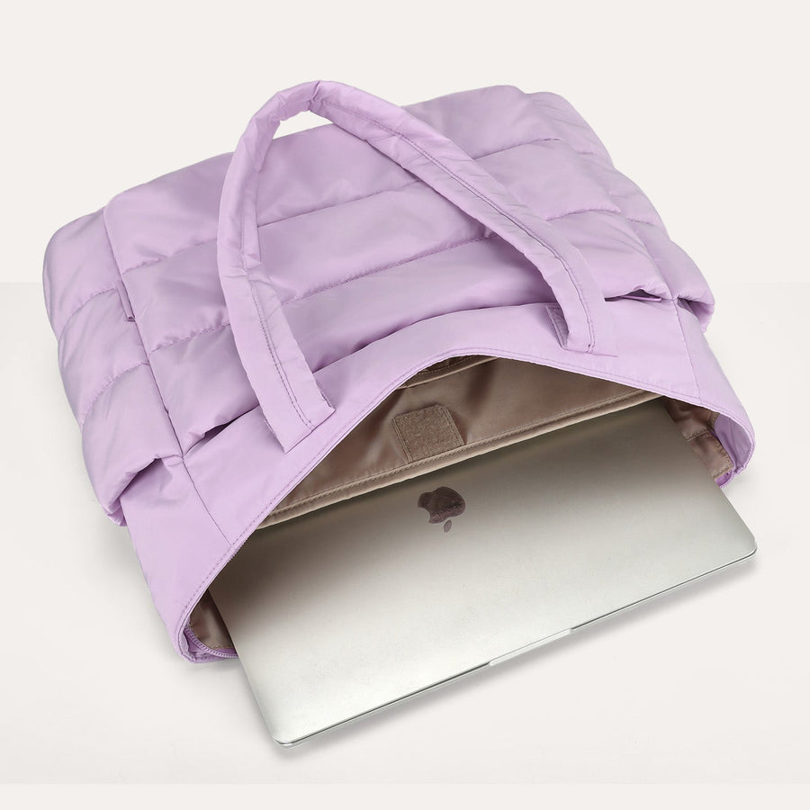 BagSmart 20L Bag Puffy Tote con compartimento para computadora portátil de 15.6 "