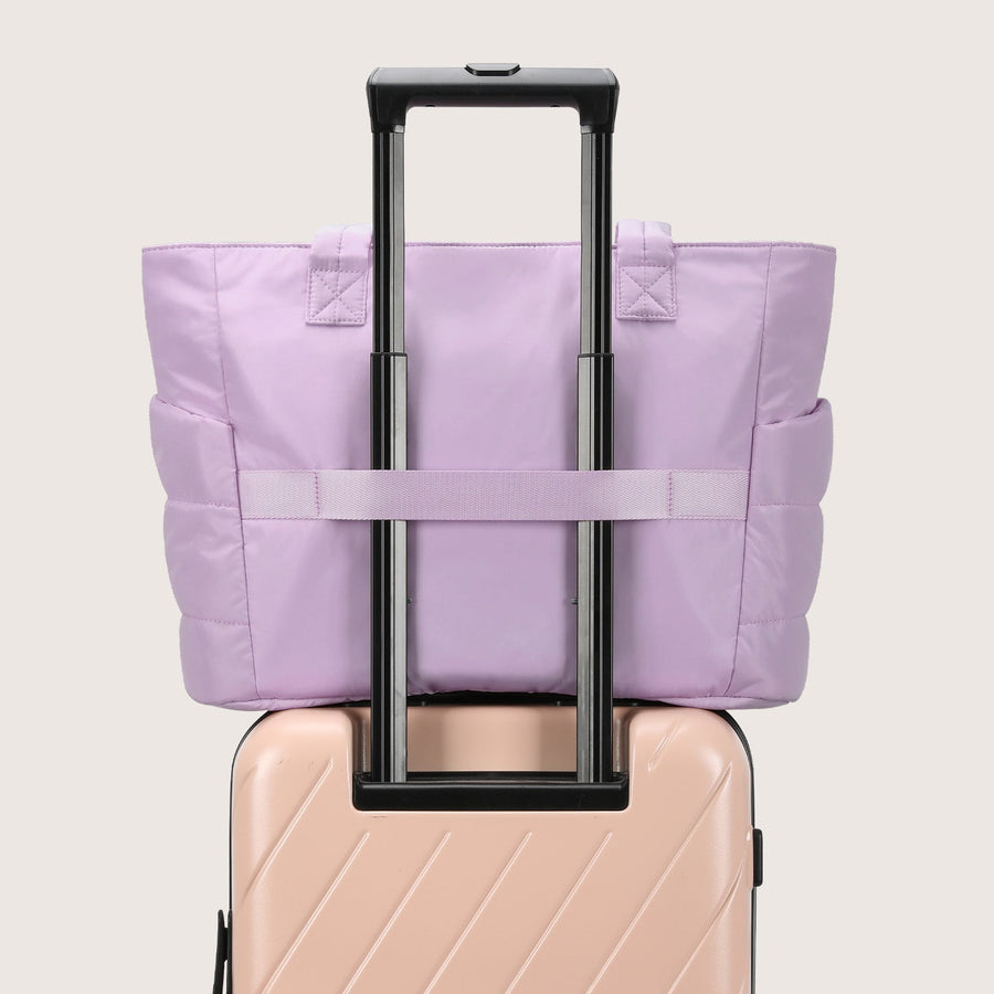 BagSmart 20L Bag Puffy Tote con compartimento para computadora portátil de 15.6 "