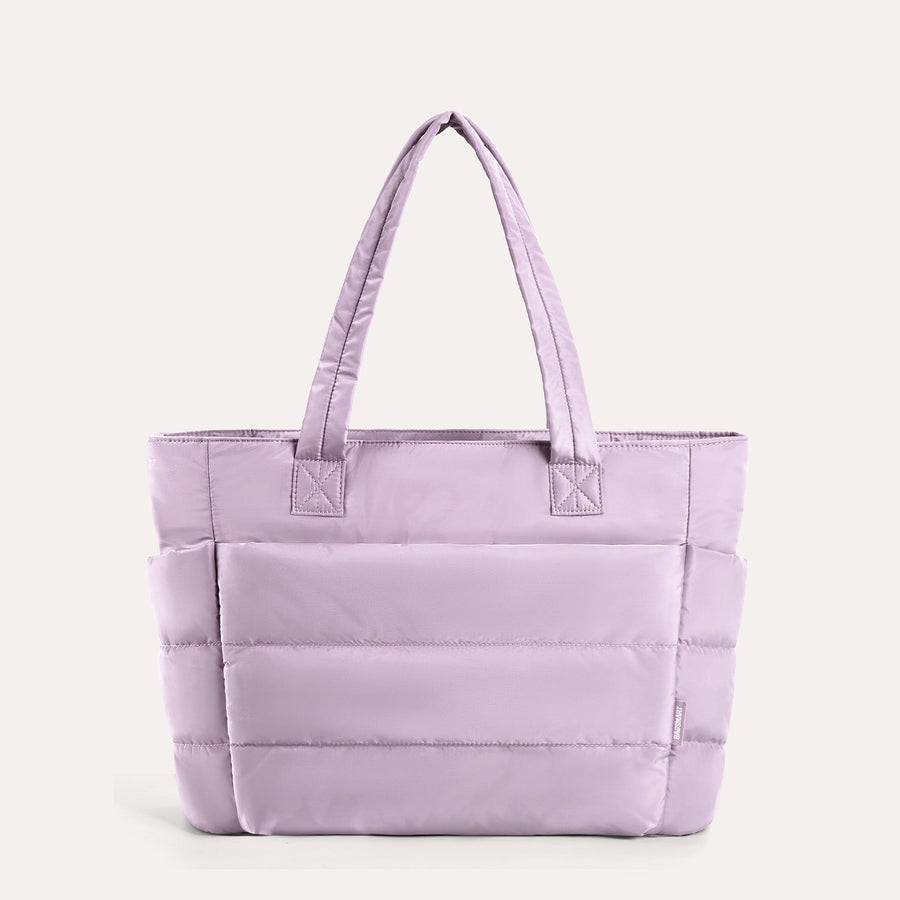 BagSmart 20L Bag Puffy Tote con compartimento para computadora portátil de 15.6 "