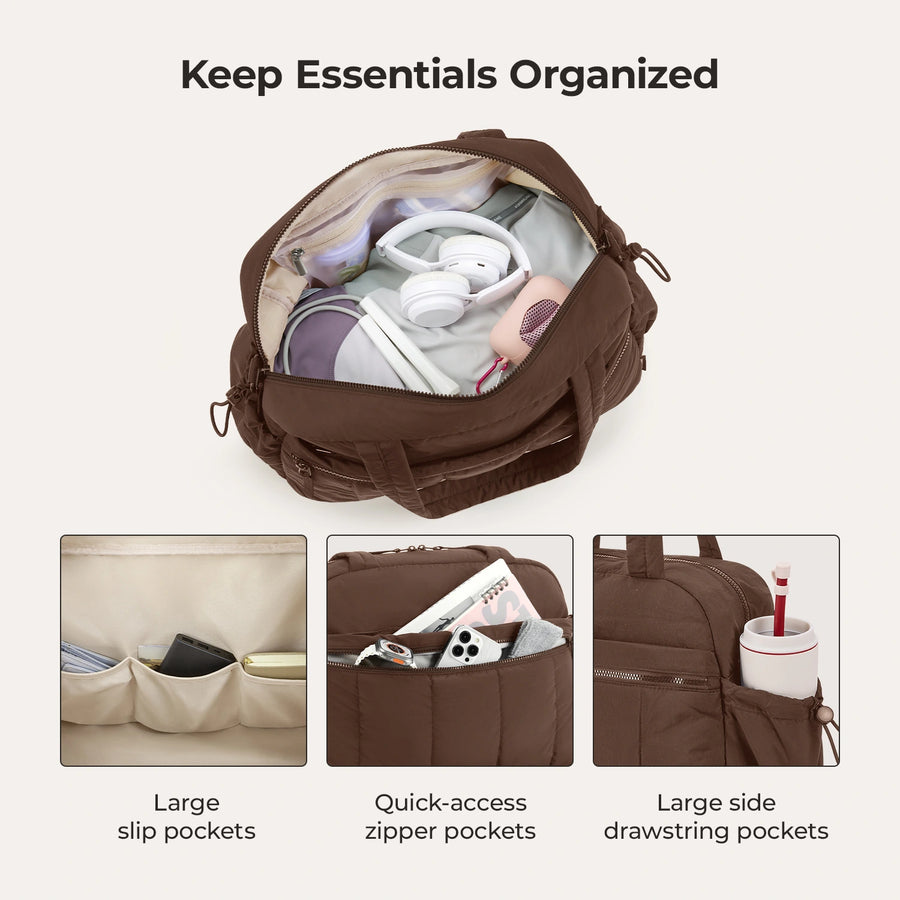 Gepolsterte, wasserabweisende Sport- und Reisetasche