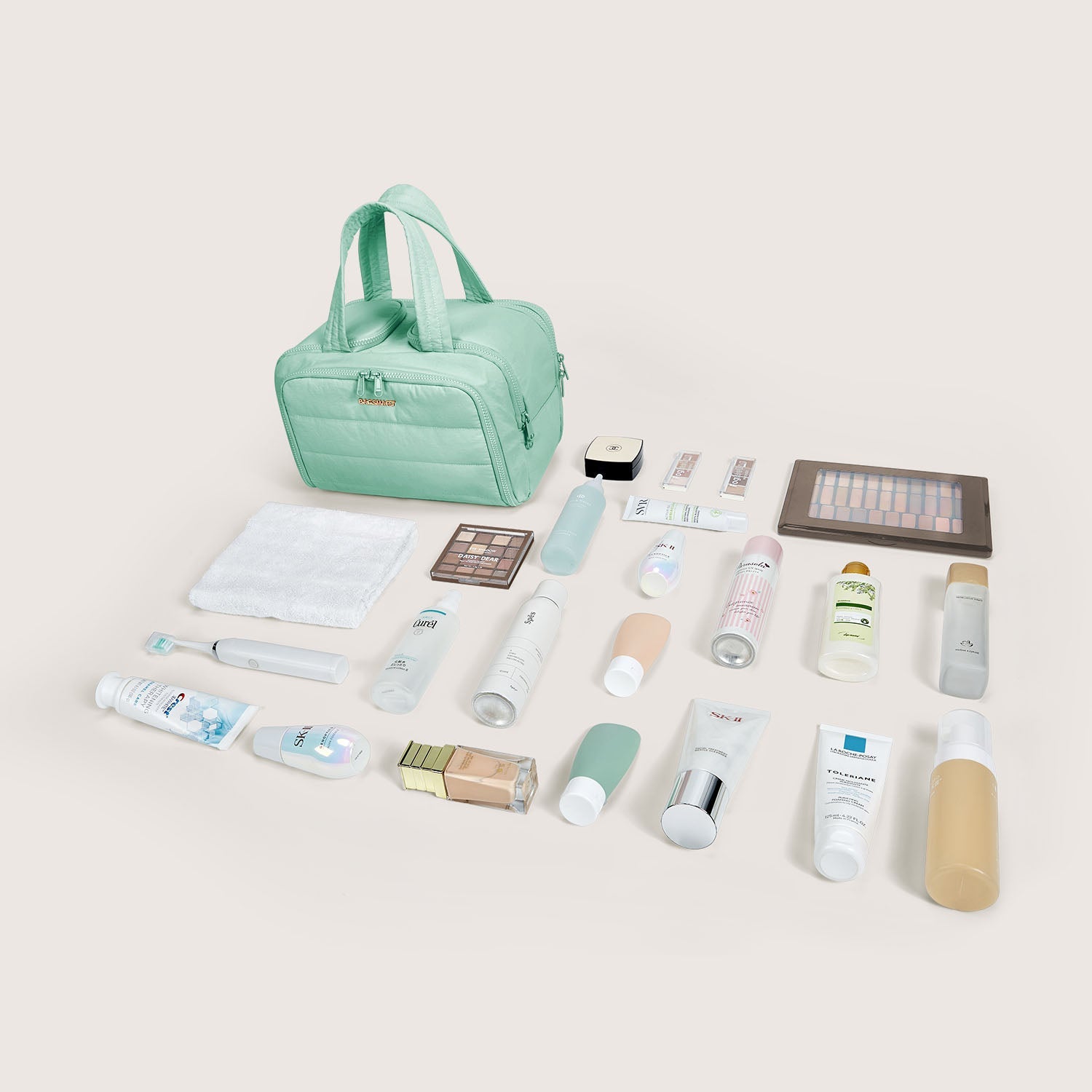 Zora Spacesaver 4-in-1 Puffy Multifunktions-Kulturtasche 