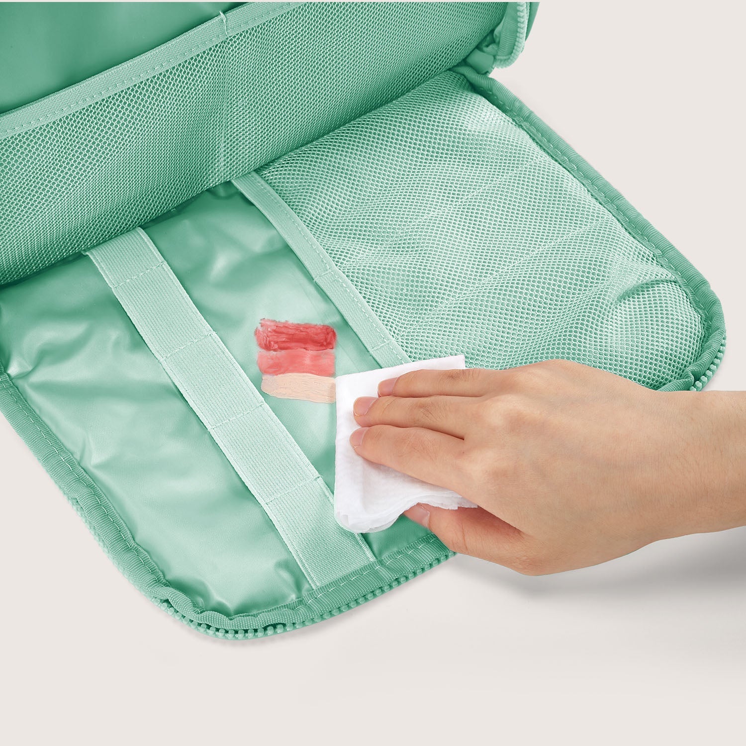 Zora Spacesaver 4-in-1 Puffy Multifunktions-Kulturtasche 