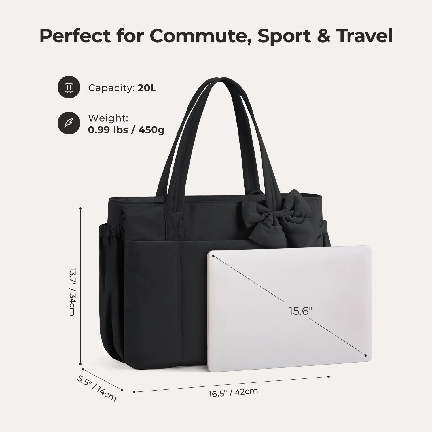 Crush 23L Laptop Tote Tasche
