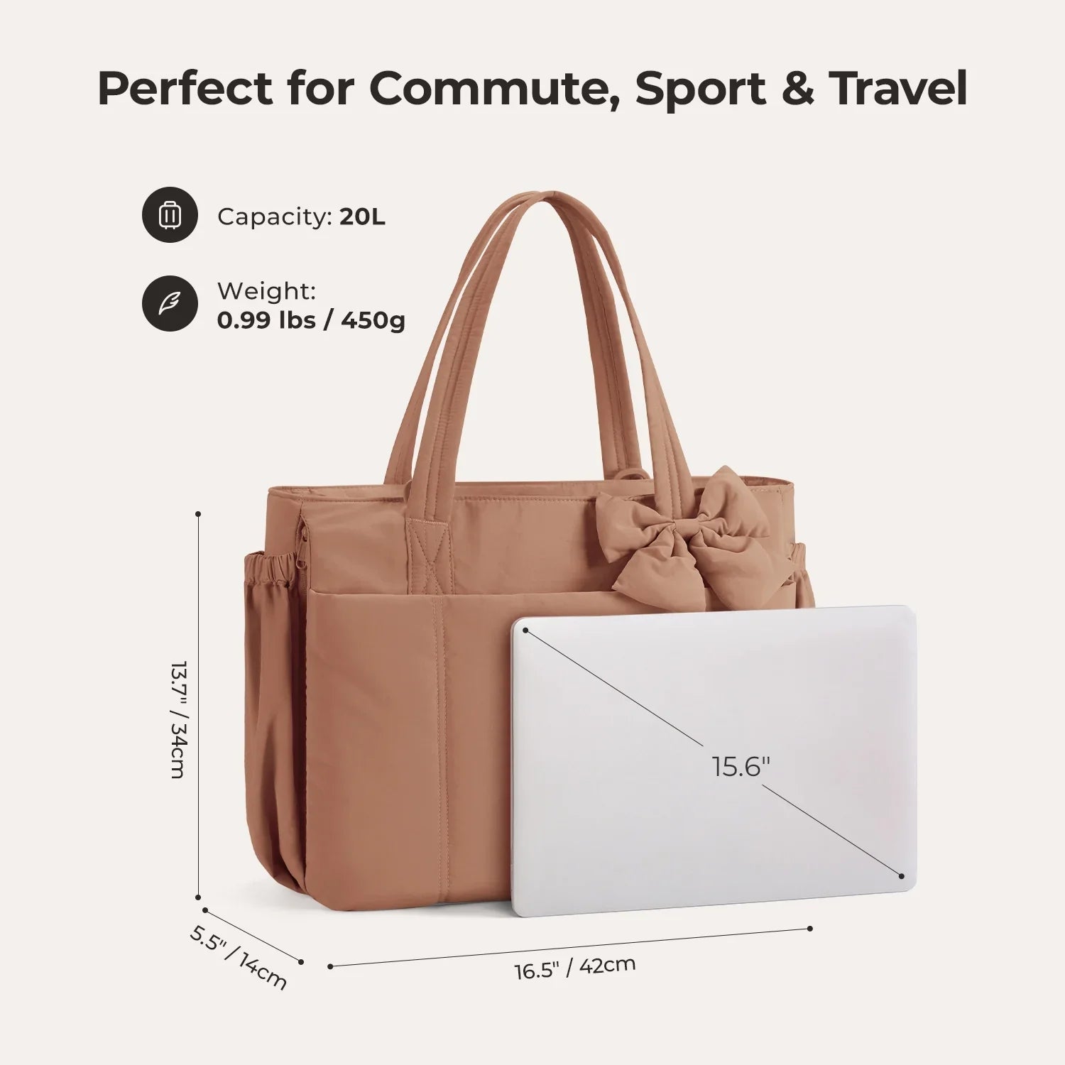 Crush 23L Laptop Tote Tasche