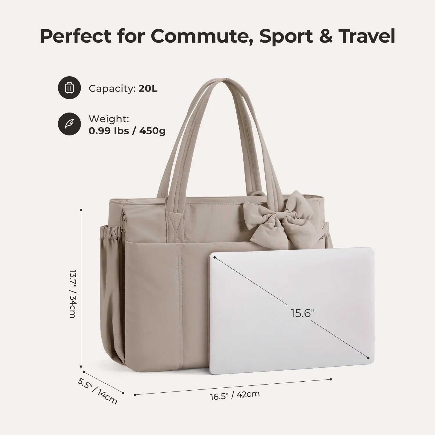 Crush 23L Laptop Tote Tasche
