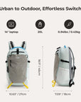 Faro Light Backpack 0.4 BAGSMART