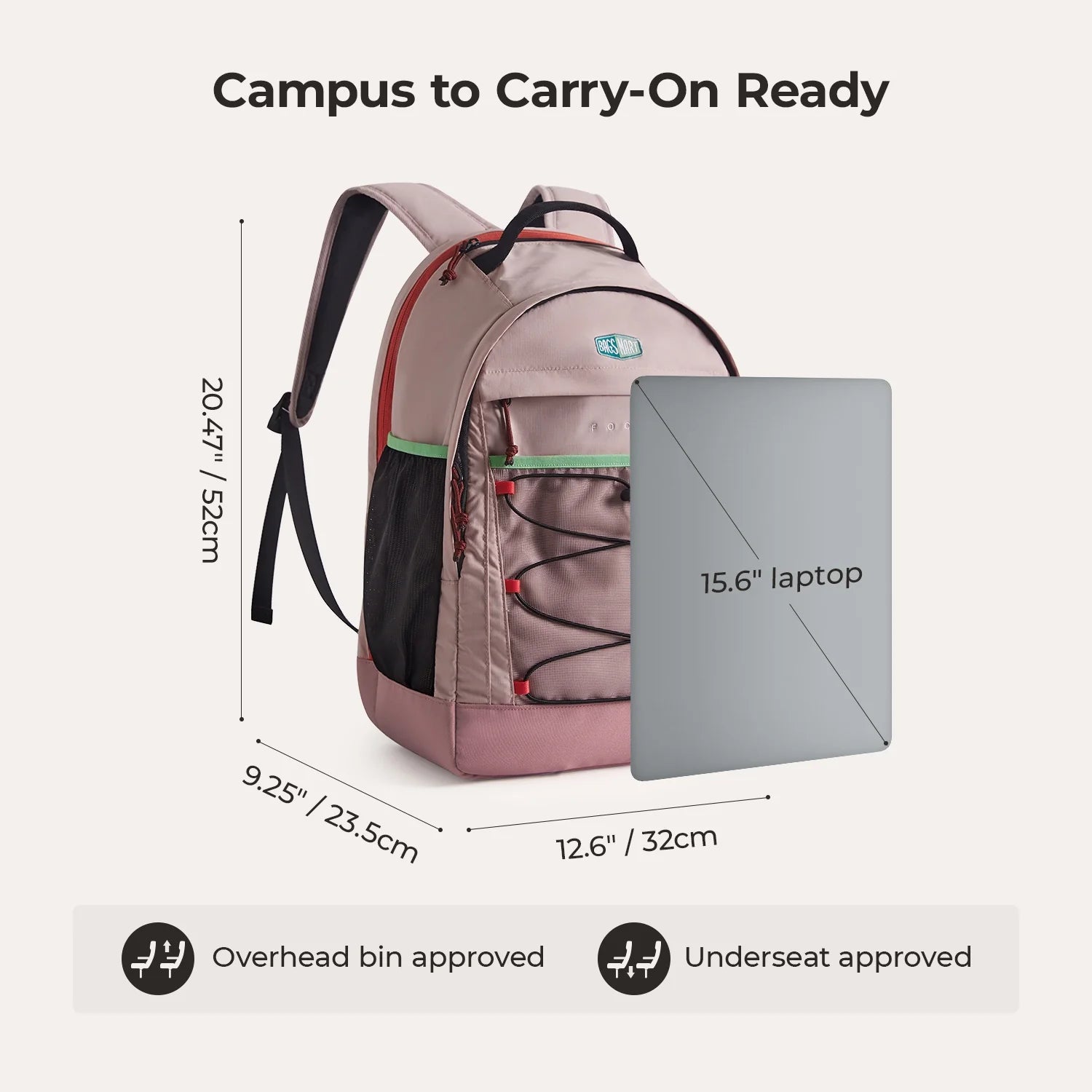 Focus 15,6" Laptop-Rucksack