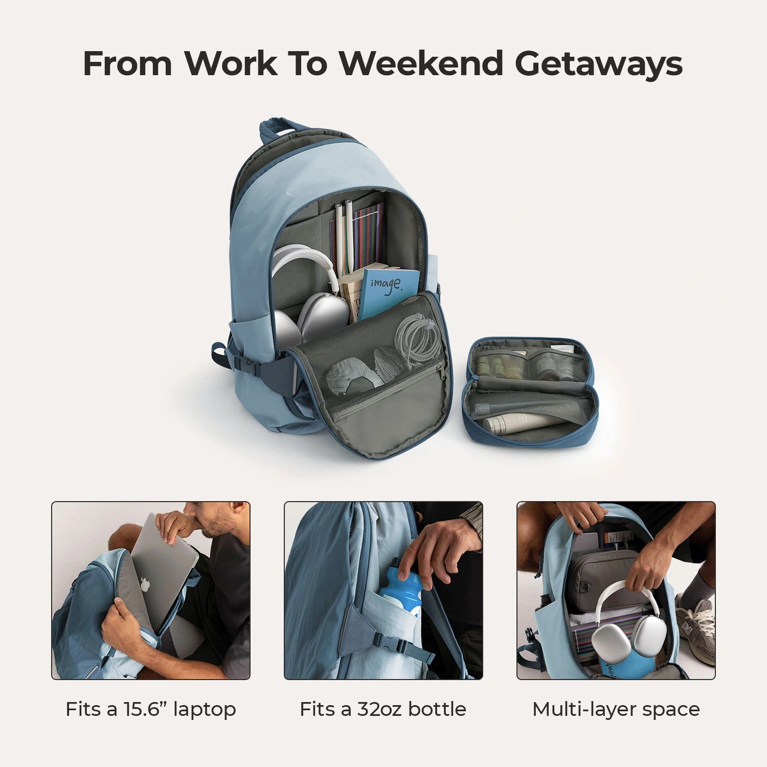 Soar 25L 180° offenes Clamshell-Reiserucksack-Set