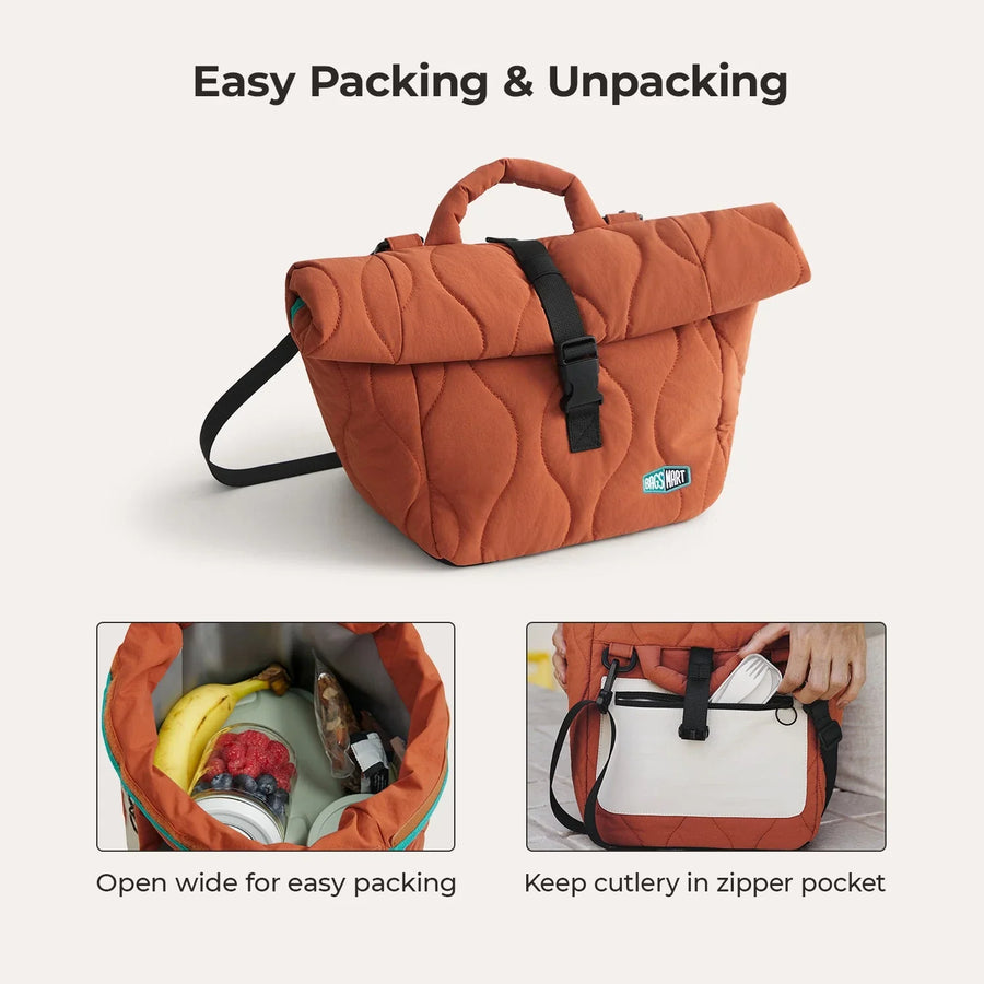 (Free Gift)Paz Roll Top Lunch Bag