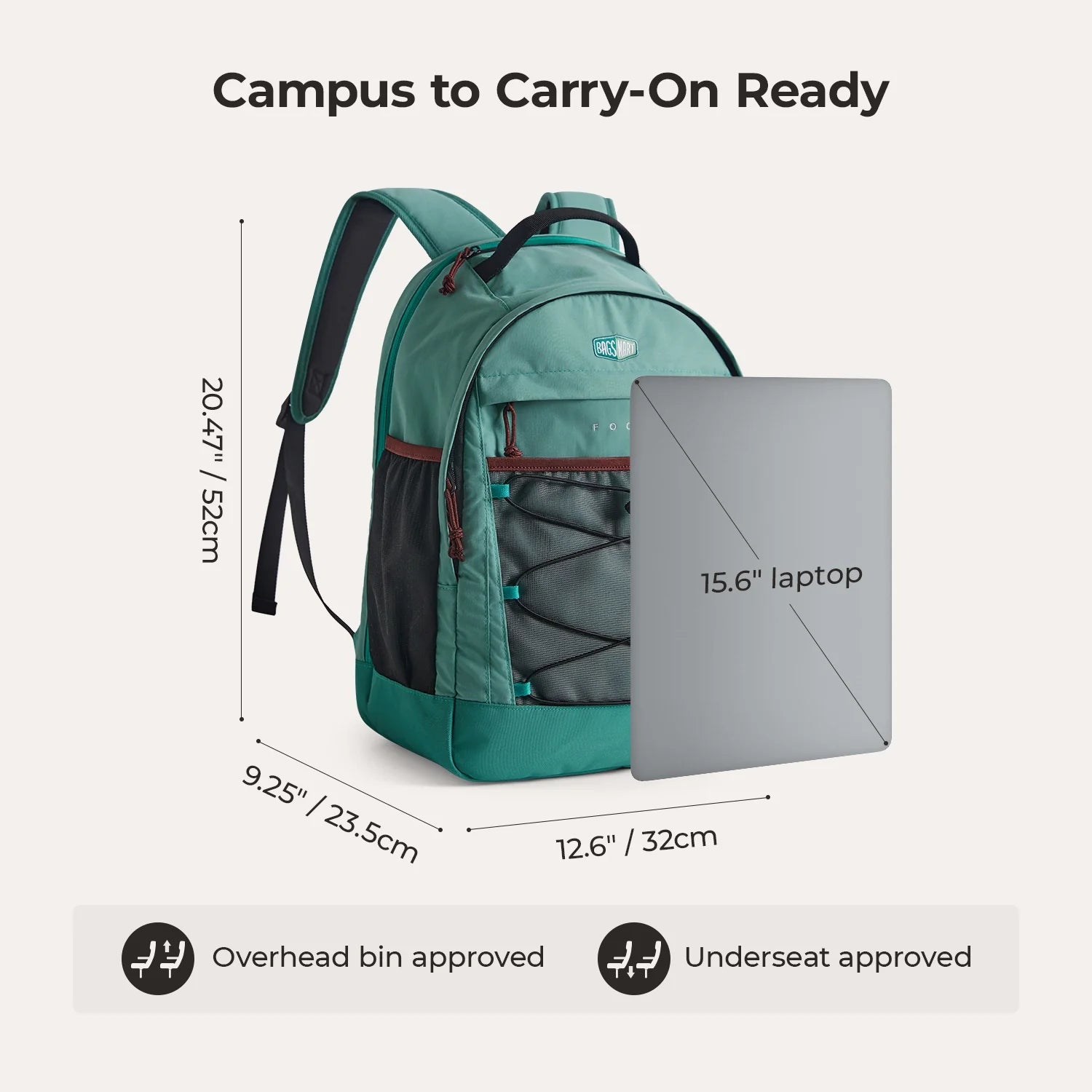 Focus 15,6" Laptop-Rucksack