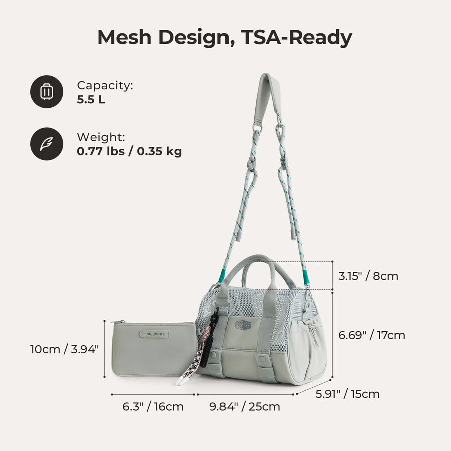 REIKI 5,5 l Mesh-Mini-Reisetasche 