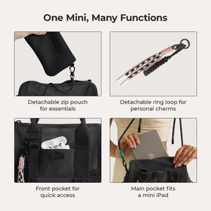 REIKI 5,5 l Mesh-Mini-Reisetasche