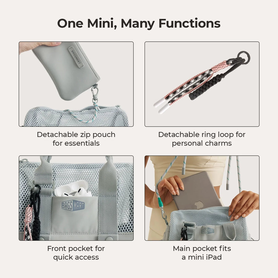 REIKI 5,5 l Mesh-Mini-Reisetasche 