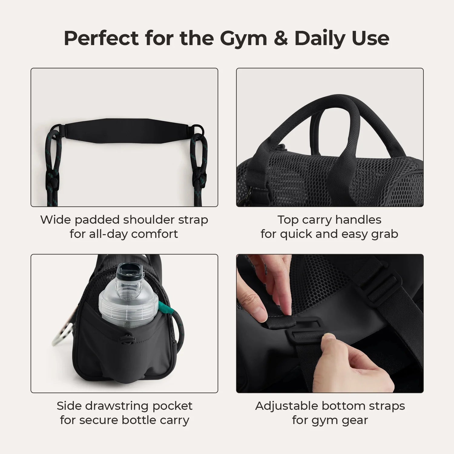 REIKI 5,5 l Mesh-Mini-Reisetasche 