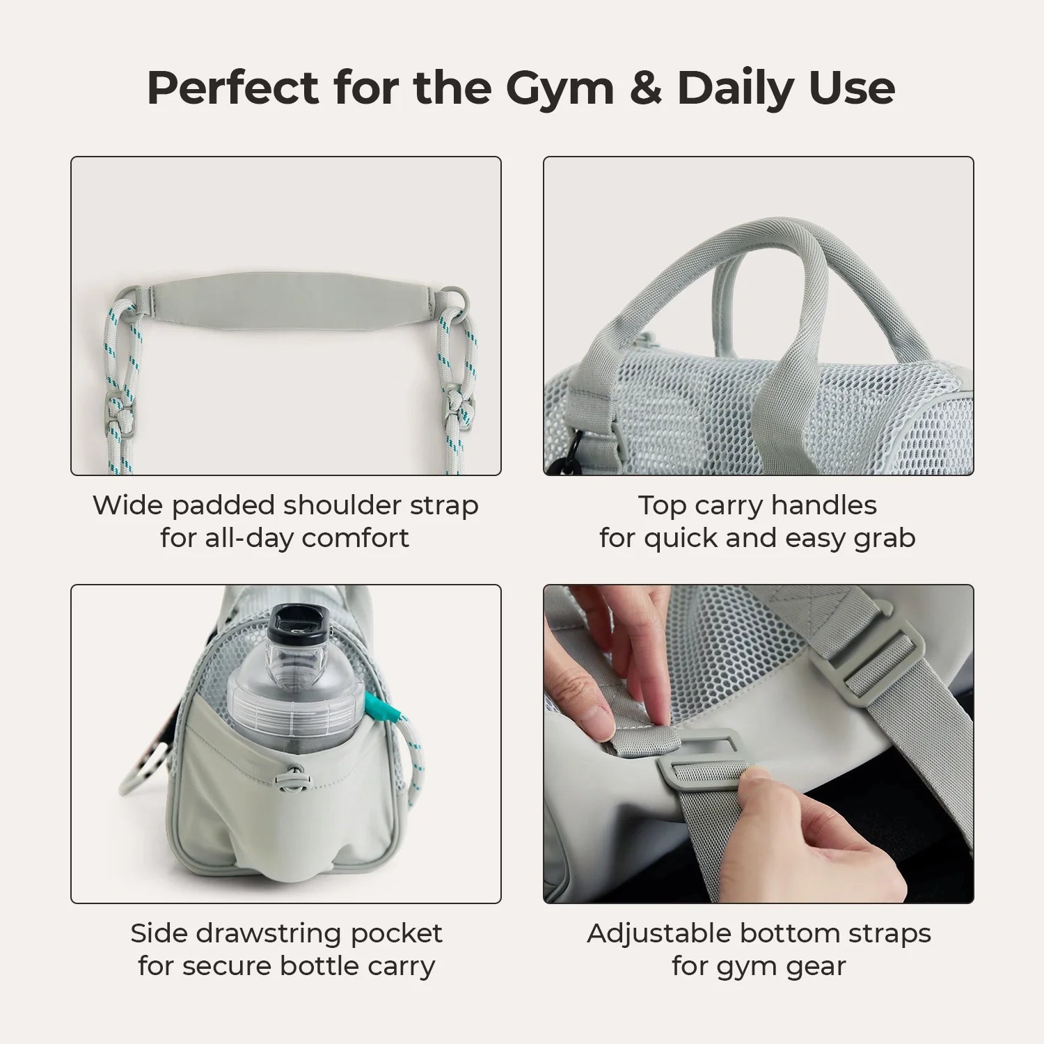 REIKI 5,5 l Mesh-Mini-Reisetasche 