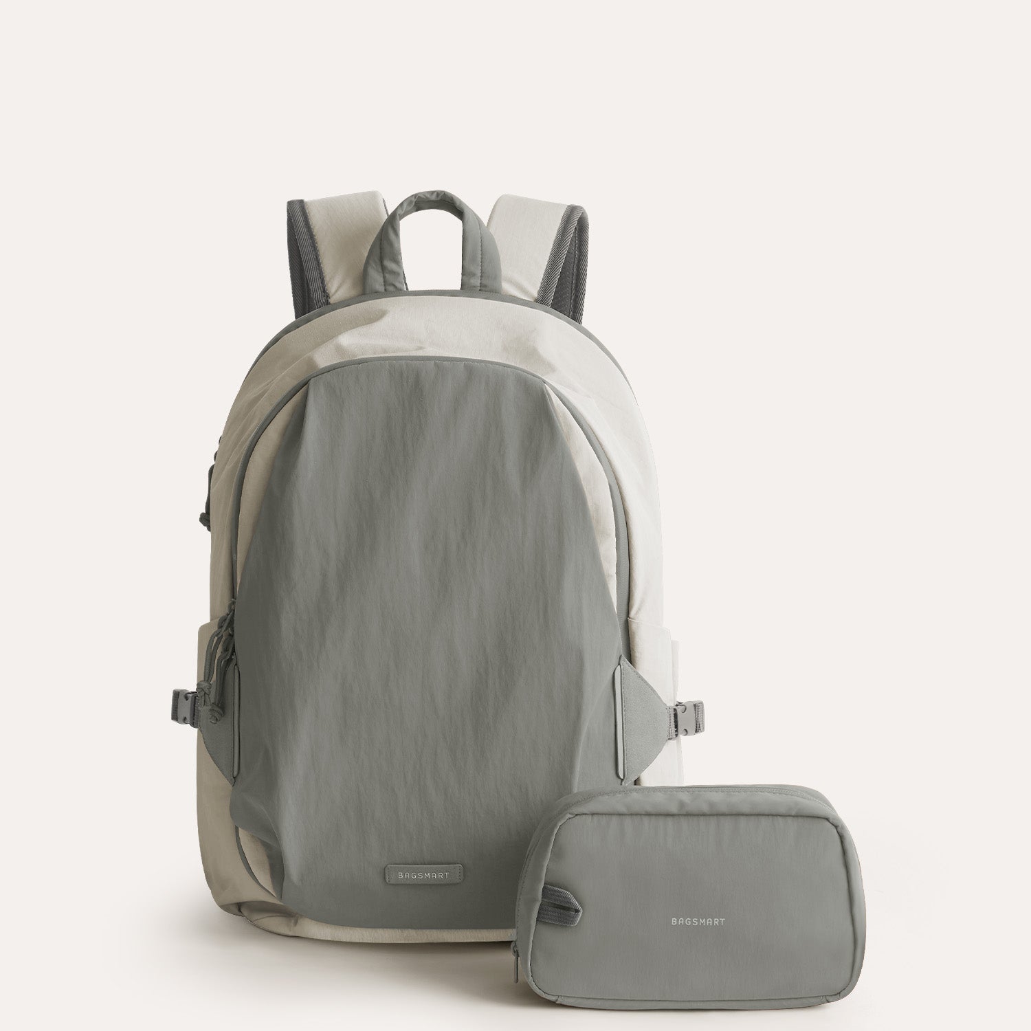 Soar_25L_180__Open_Clamshell_Travel_Backpack_Set_Orange_with_Toiletry_Bag_gray