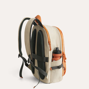 Soar_25L_Clamshell_travel_Backpack_Set_Orange_with_bottle_holder  orange