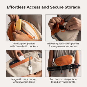 Soar 6L Kamera-Schultertasche mit Stativhalterung