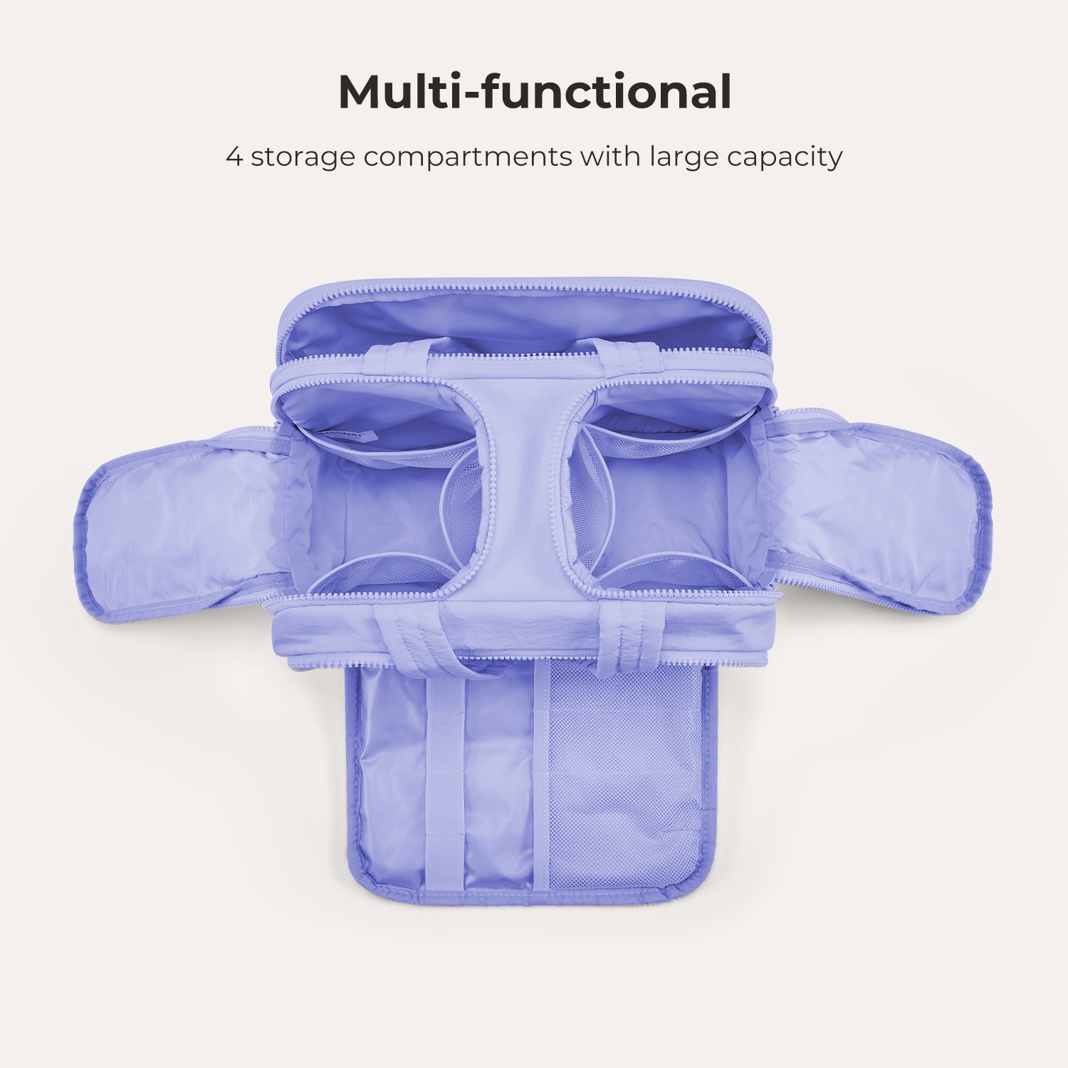 Zora Spacesaver 4-in-1 Puffy Multifunktions-Kulturtasche 